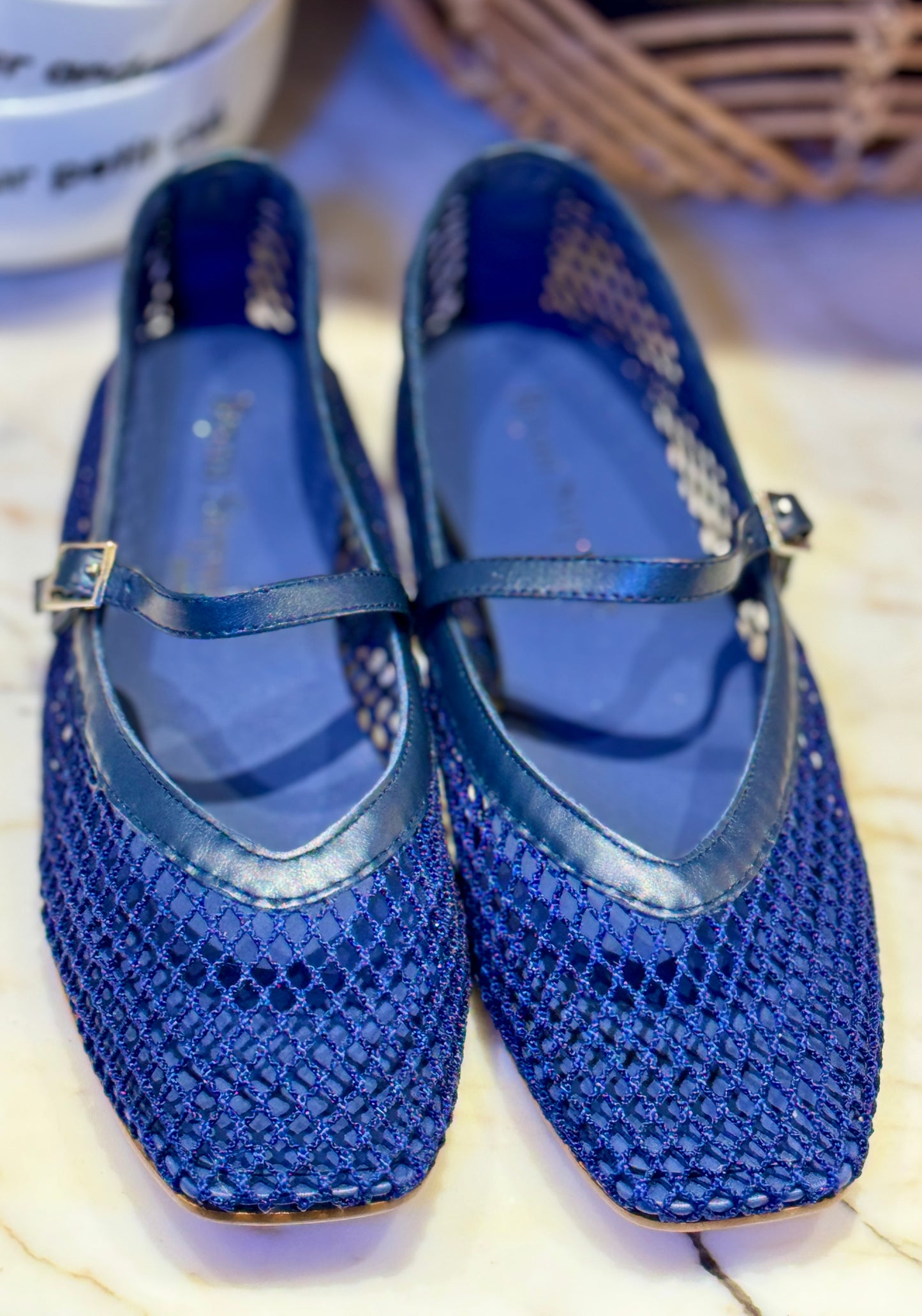 ballerine Filet bleu