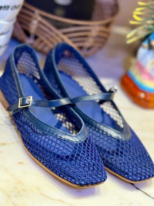 ballerine Filet bleu