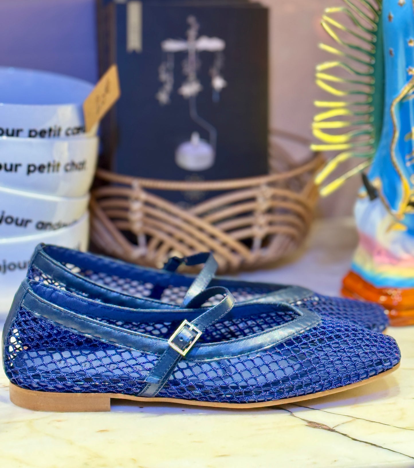 ballerine Filet bleu