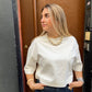 Collier Boule beige