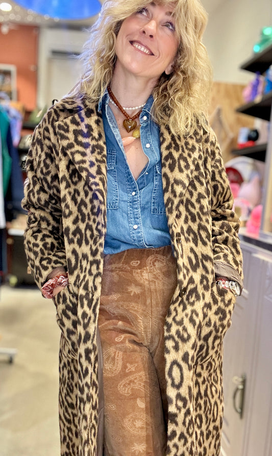 Manteau Marcel Léopard