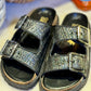 Sandales Rafia gris