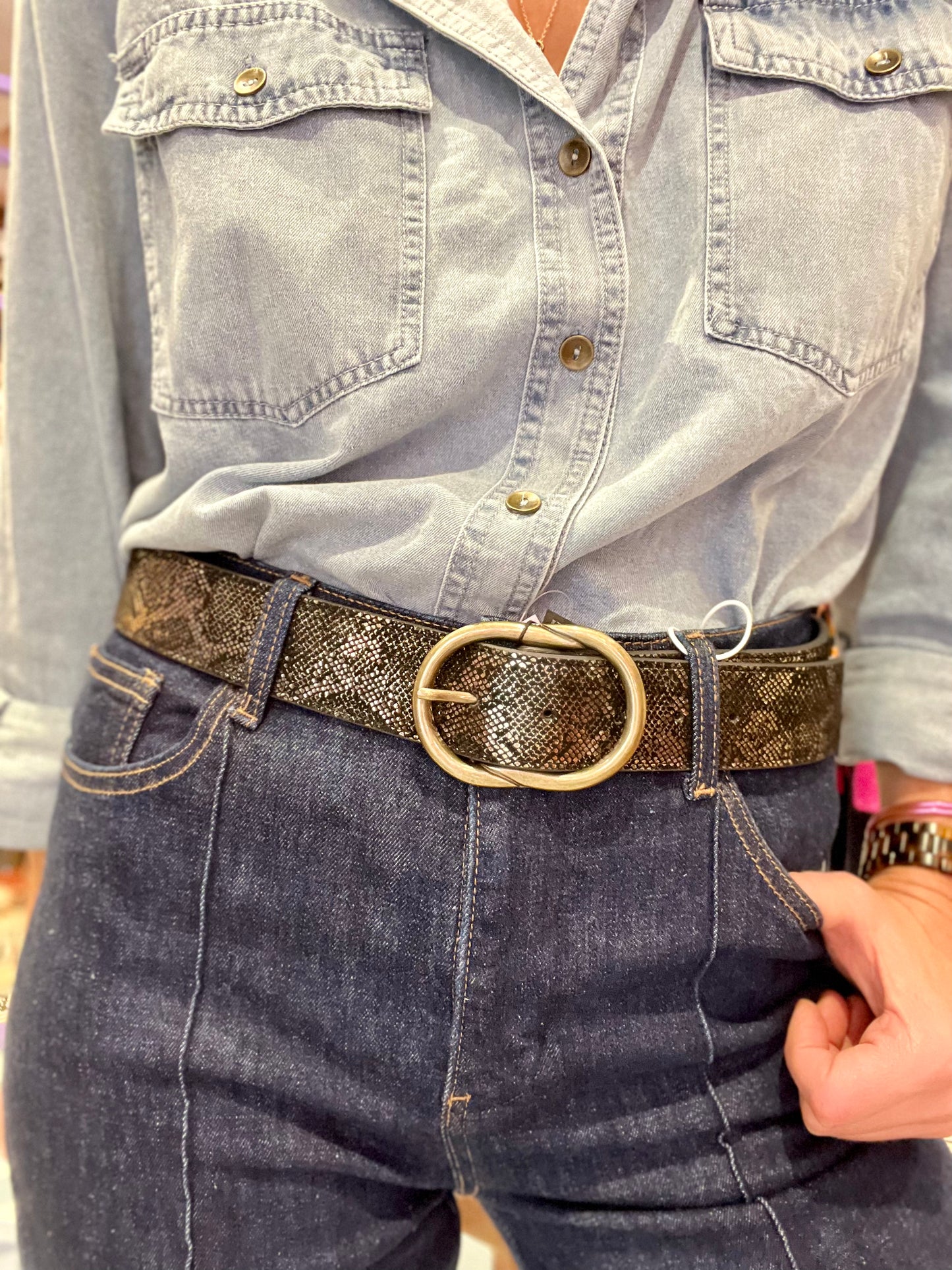 Ceinture tsssss cuir