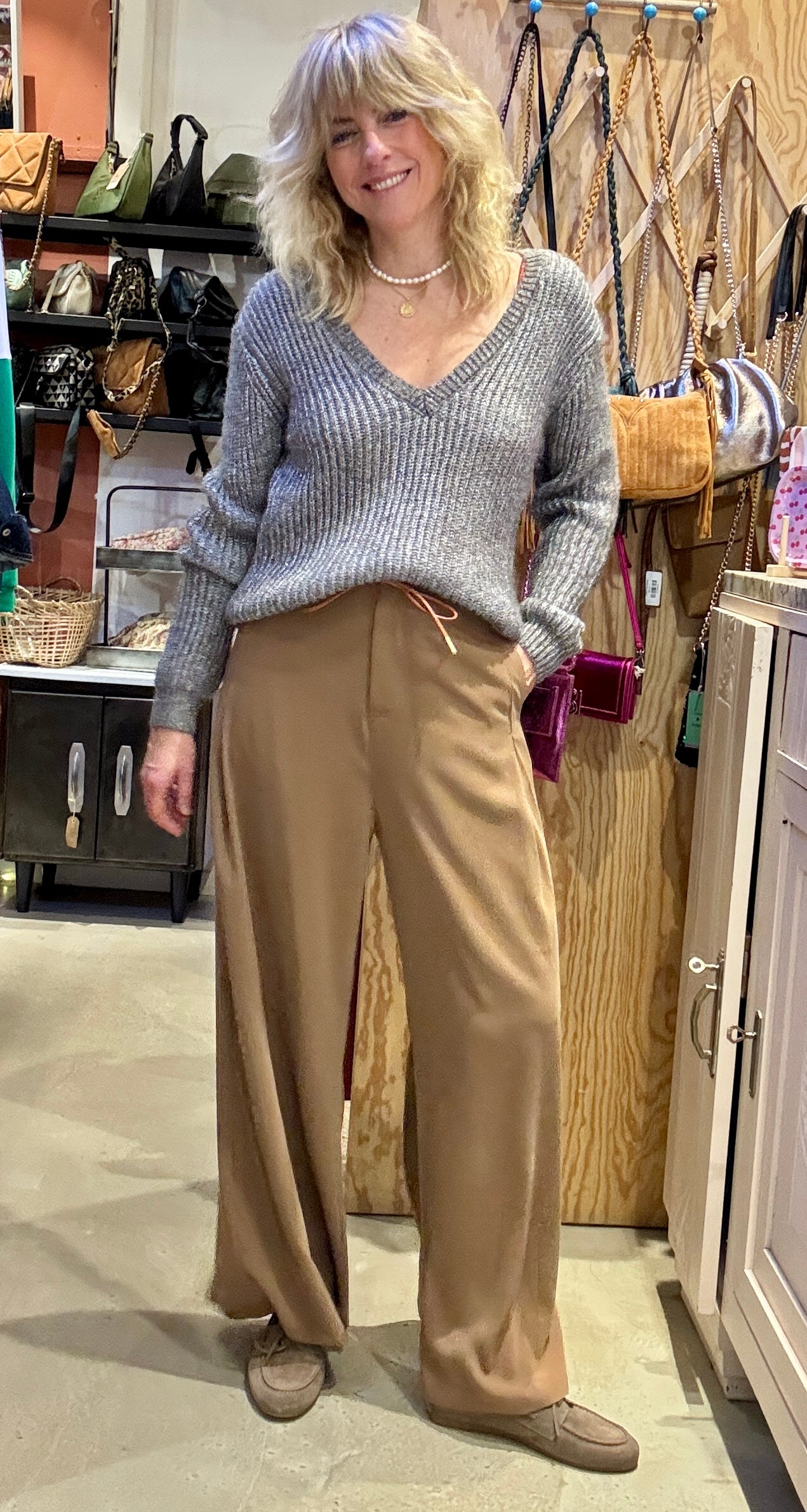 Pantalon Birdy camel