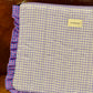 Pochette d'ordi Vichy mauve