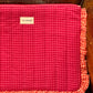 Pochette d'ordi Vichy rose
