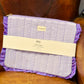 Pochette d'ordi Vichy mauve