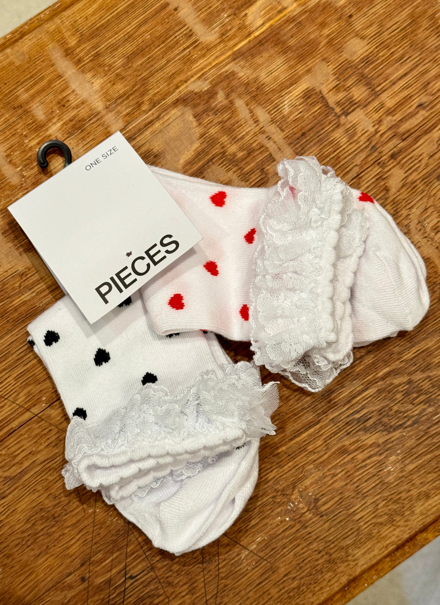 Duo de chaussettes Volant