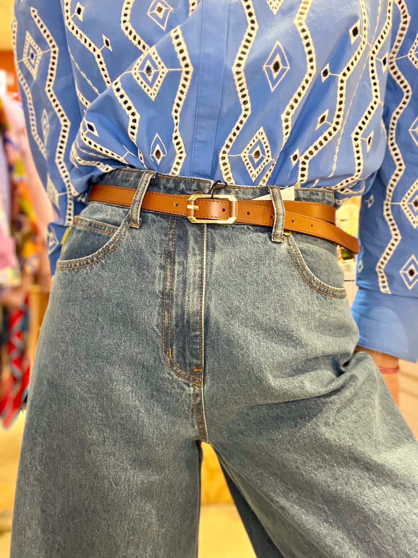 Ceinture Mucha camel