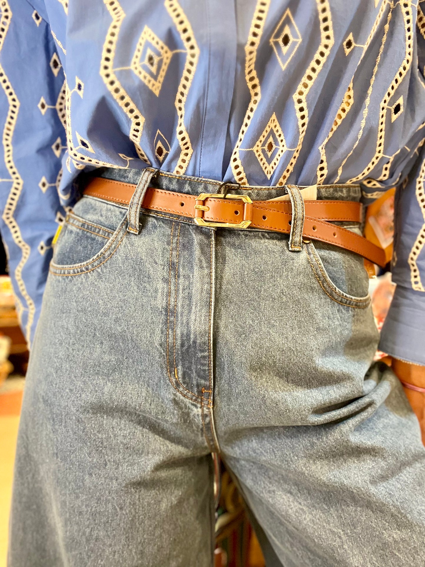 Ceinture Mucha camel