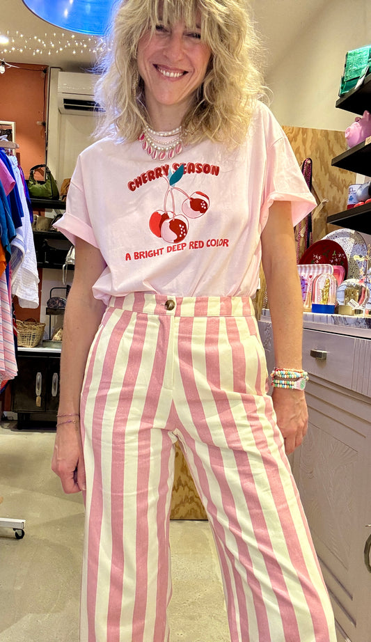 Pantalon Vanille Fraise