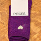Chaussettes à paillettes Coeur