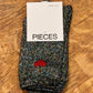 Chaussettes à paillettes Coeur