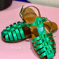 Sandales Fisherman Funky Green