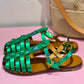 Sandales Fisherman Funky Green