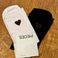 Duo chaussettes Coeur Léopard