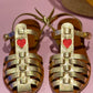 Sandales Fisherman Goldy Pink