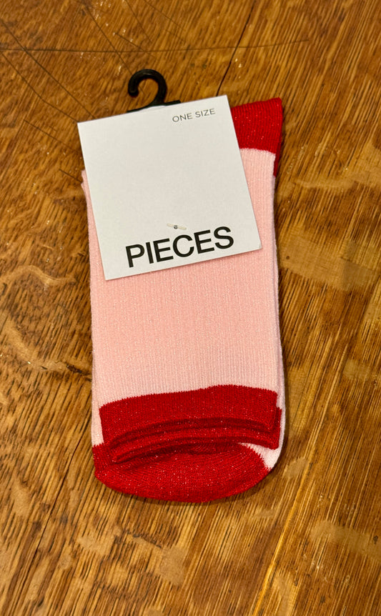 Chaussettes à paillettes RedPink