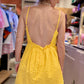 Robe Bardot jaune