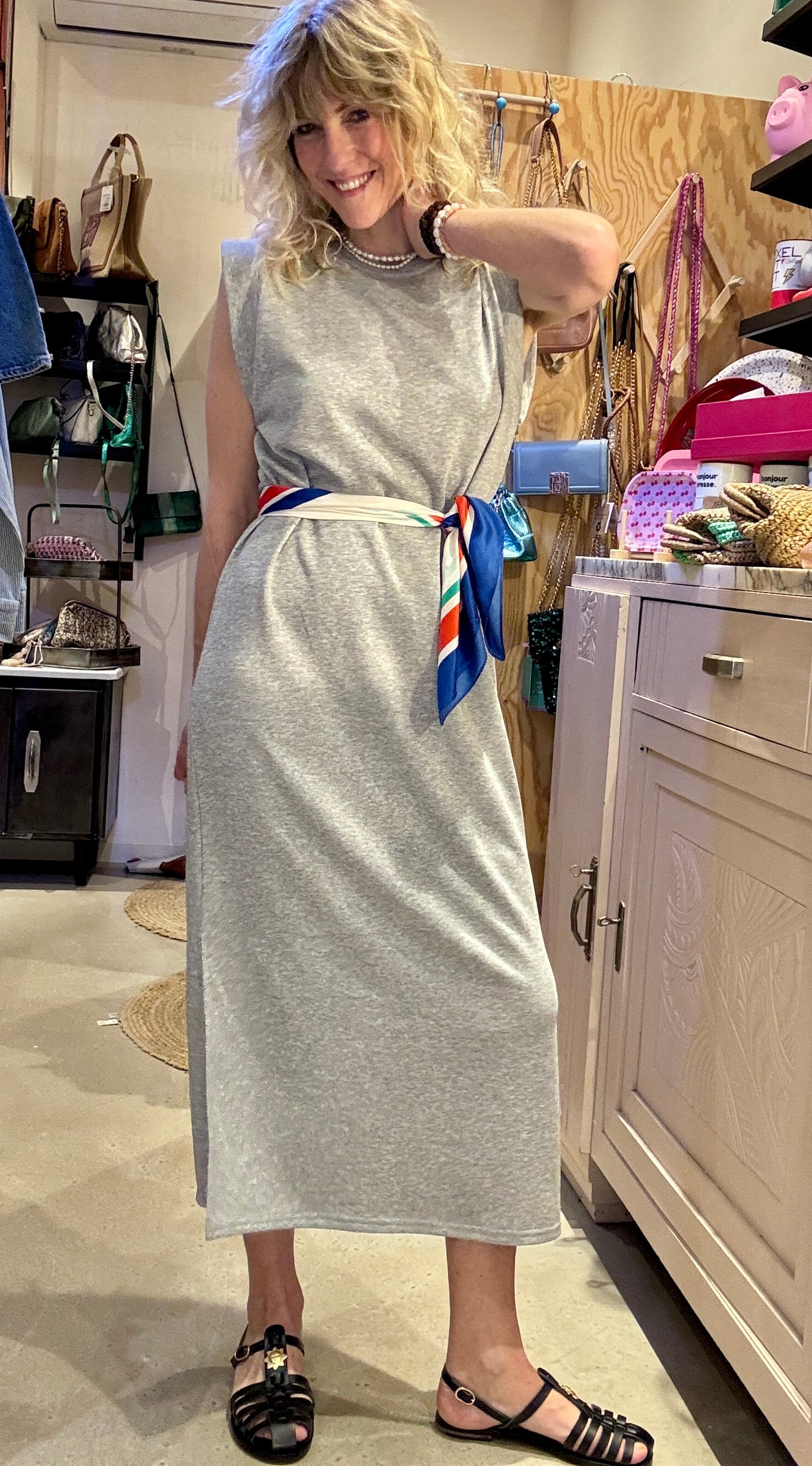 Robe Sweaty grise