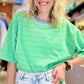 T-Shirt Punky vert