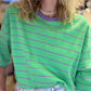 T-Shirt Punky vert