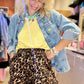 T-shirt Bubble Gum jaune