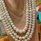 Collier de perles 3 rangs