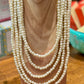 Collier de perles 5 rangs