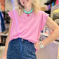 T-shirt Bubble Gum rose