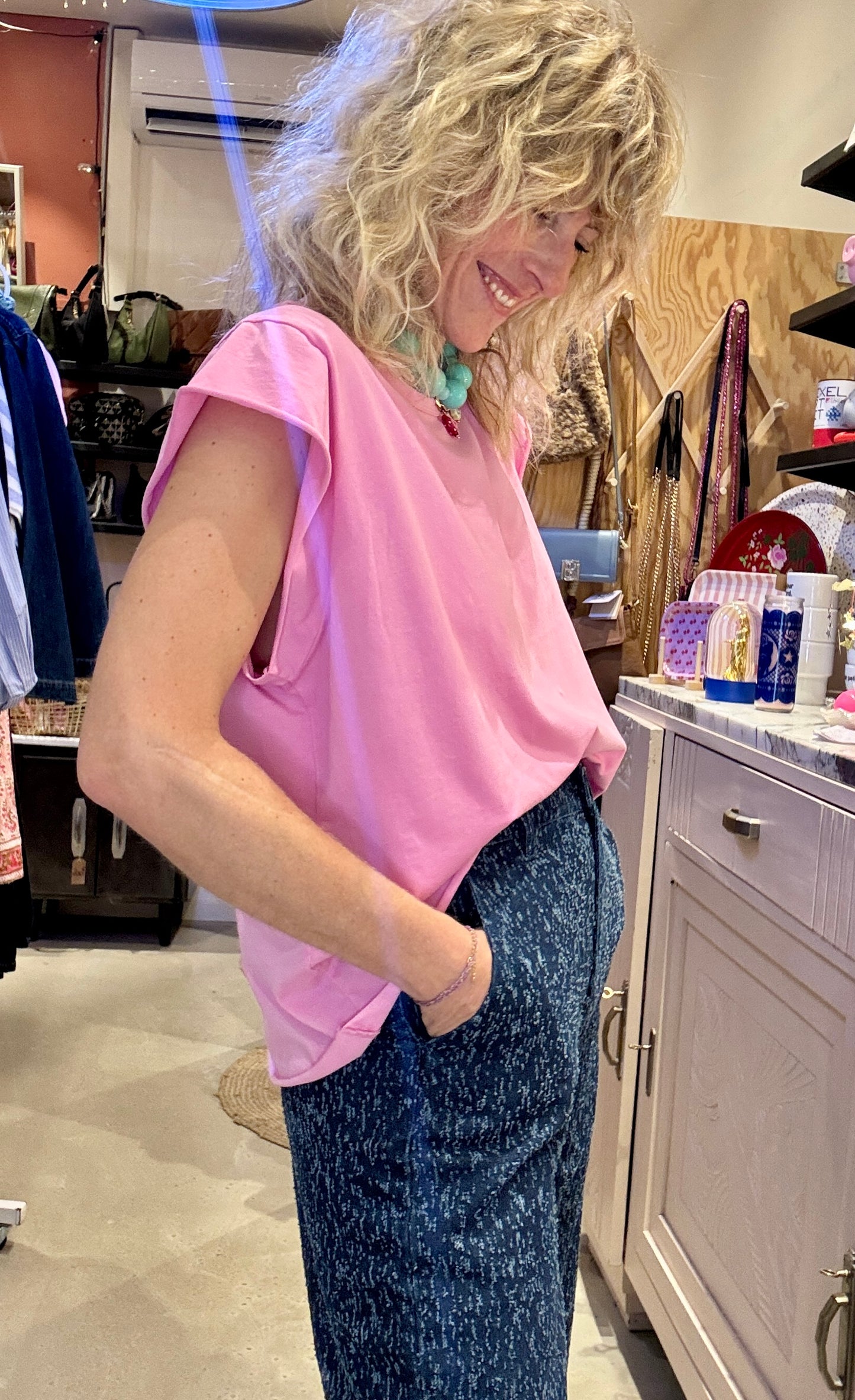 T-shirt Bubble Gum rose