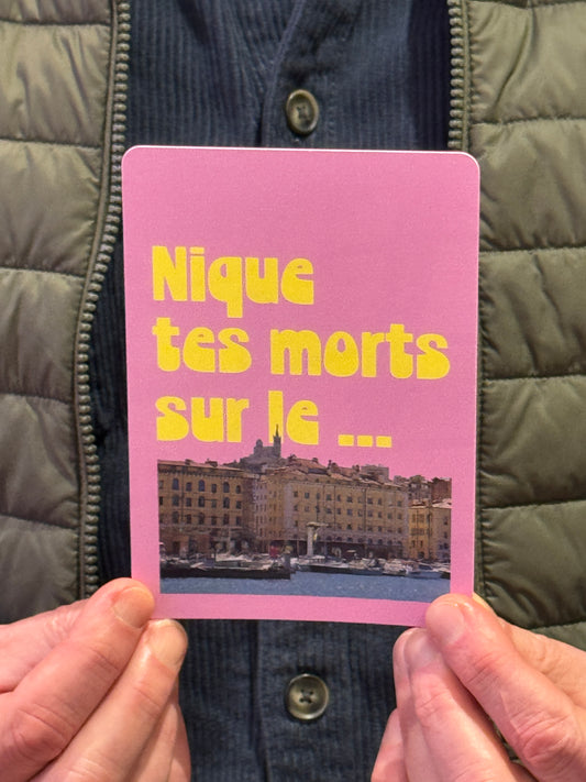 Carte Postale Nique tes morts sur le...