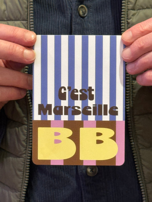 Carte Postale C'est Marseille BB