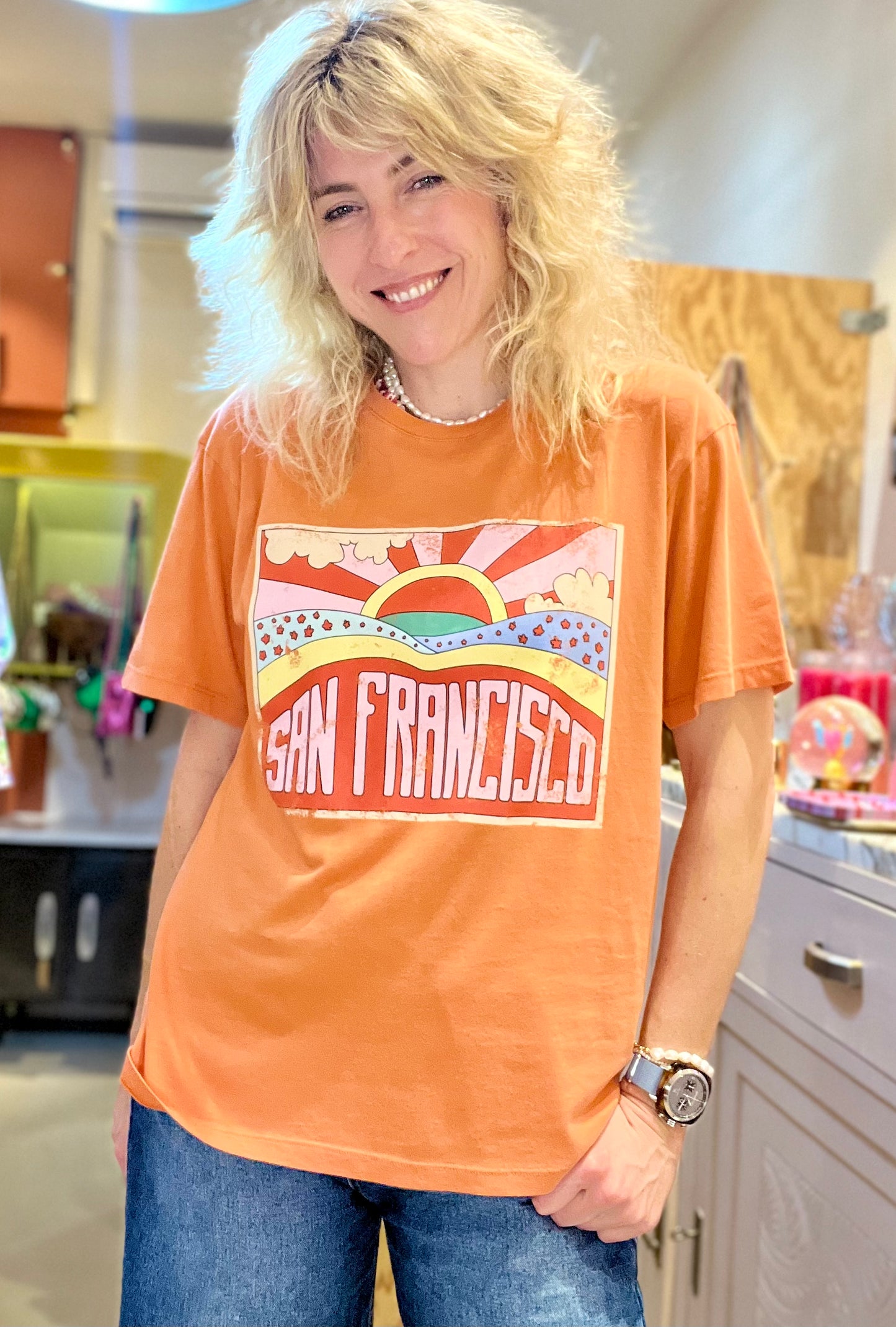 T-shirt San Francisco orange