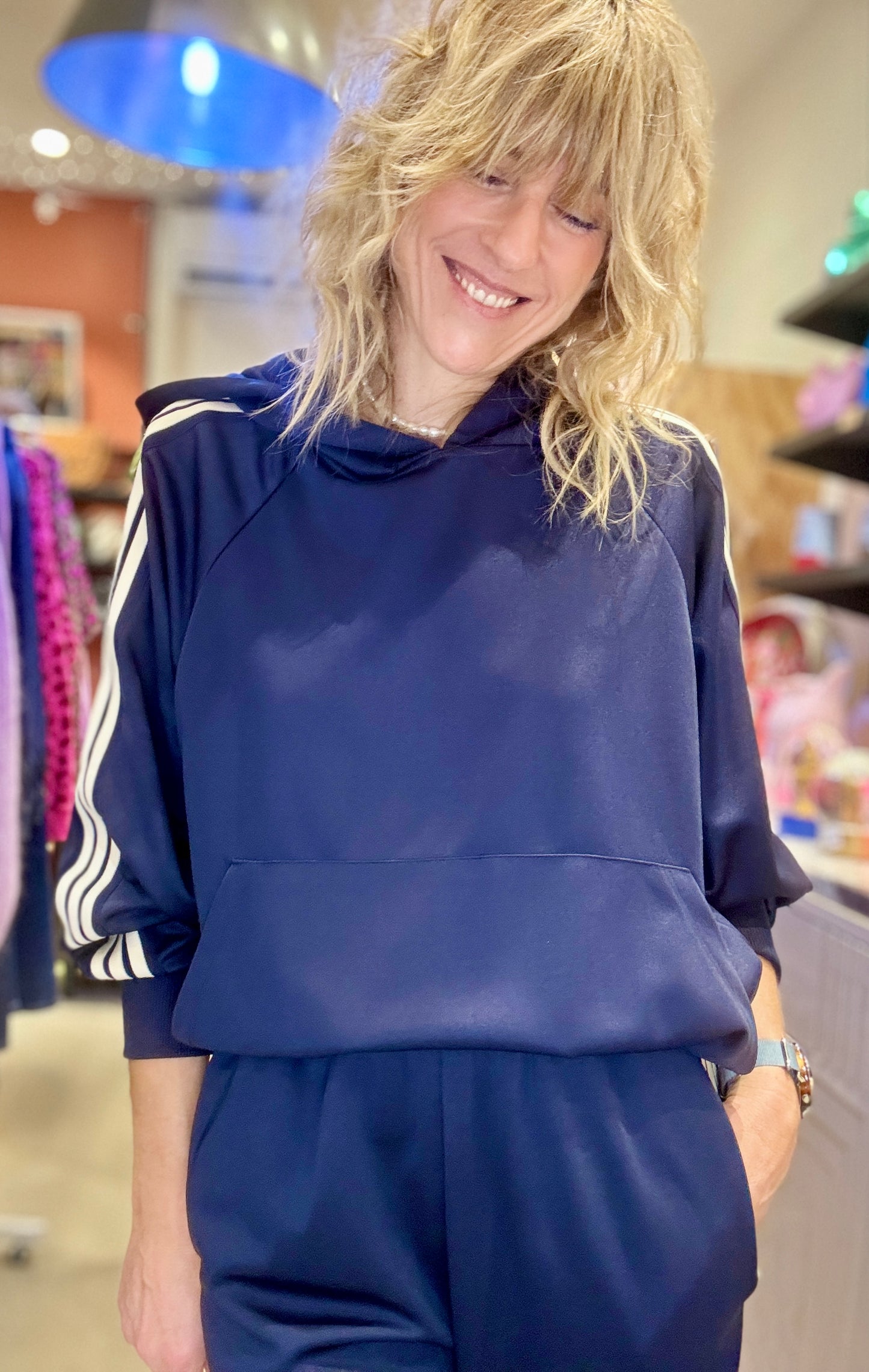 Sweat de jogging Murphy bleue