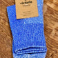 Chaussettes en coton délavé