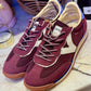 Baskets Retro bordeaux