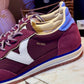 Baskets Retro bordeaux