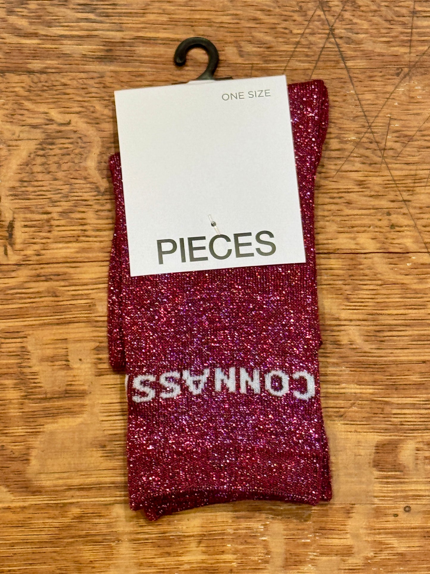 Chaussettes Paillettes mots doux !