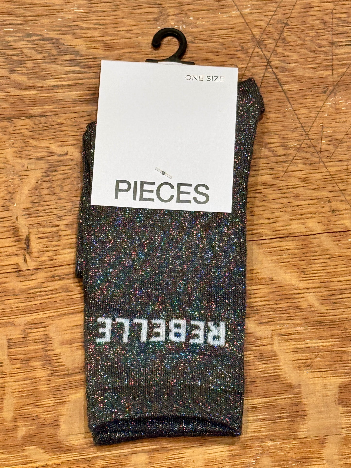 Chaussettes Paillettes mots doux !