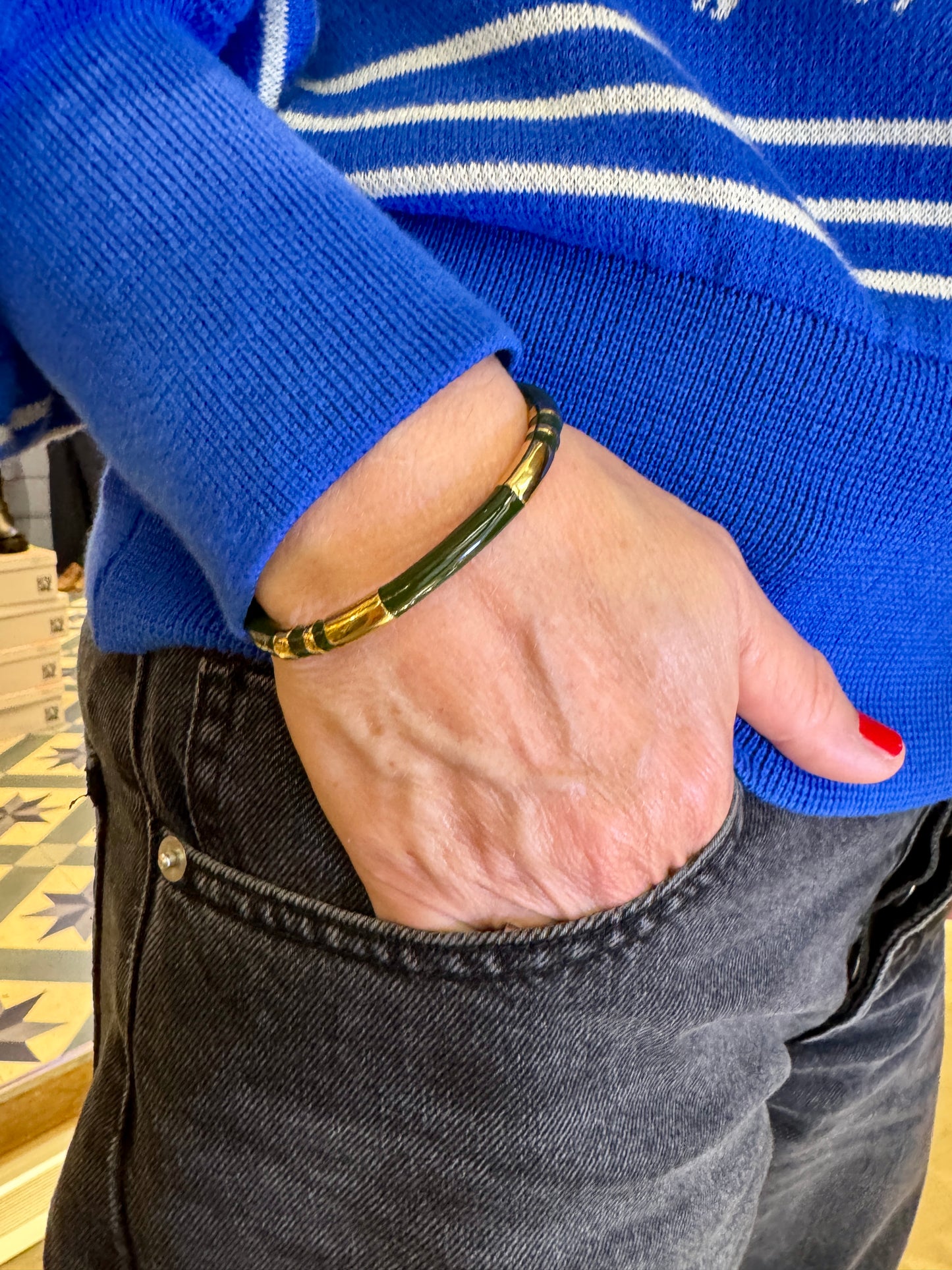 Joncs ouvert Aurélie kaki