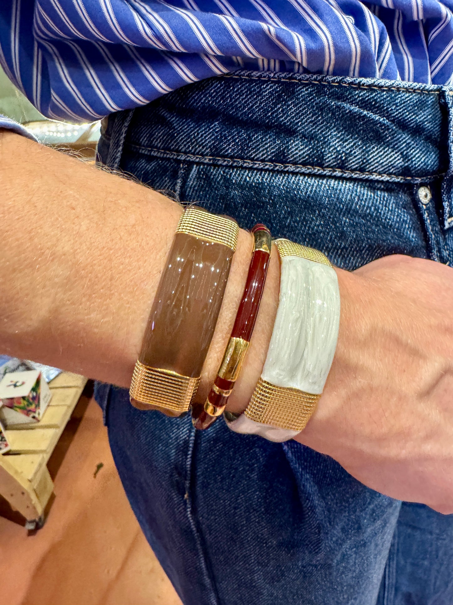 Manchette Aurélie écrue