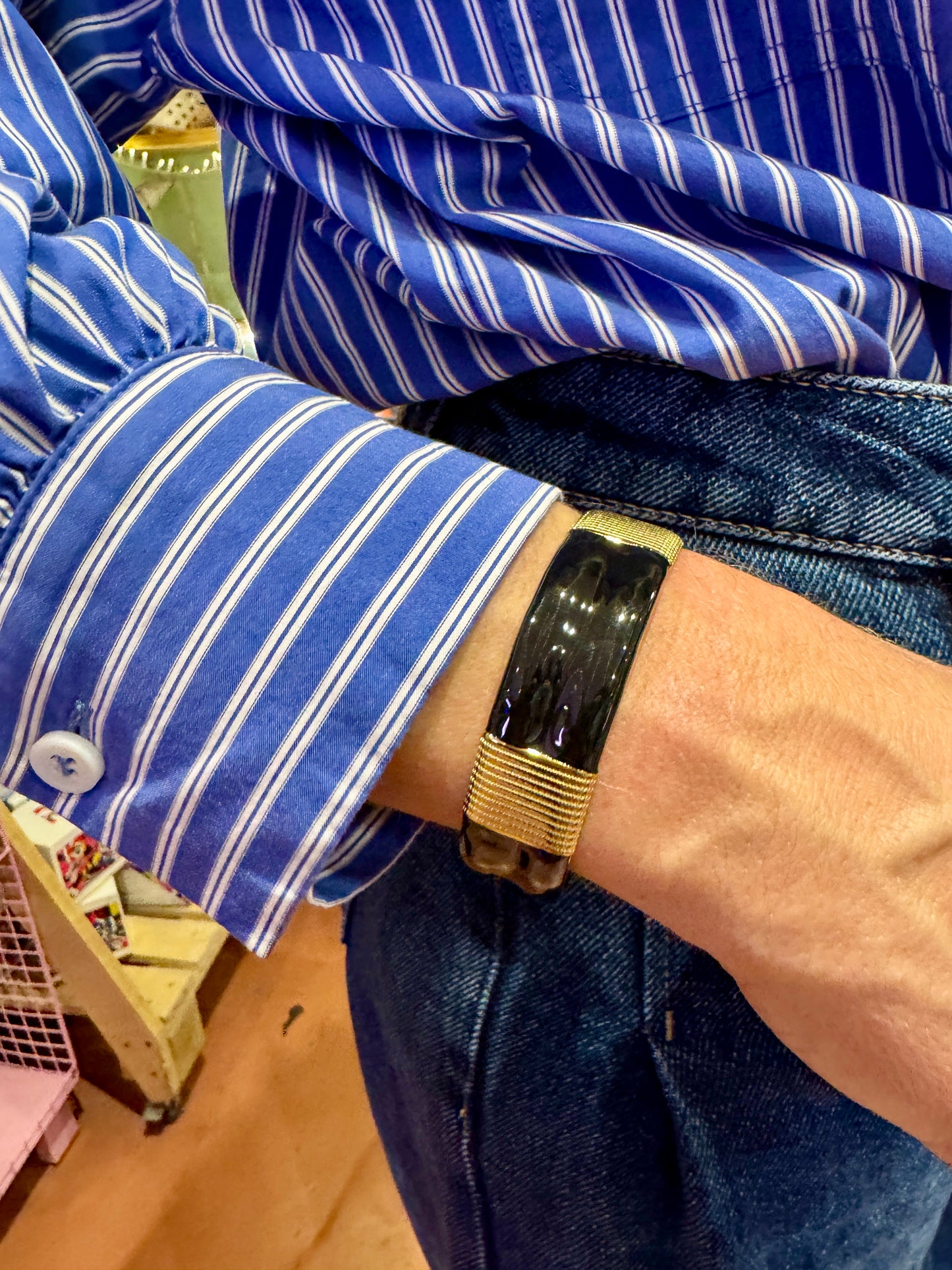 Manchette Aurélie noire