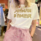 T-shirt Maman d'Amour