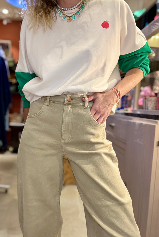 Jean Barrel beige