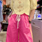 Pantalon Beckham rose