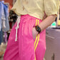 Pantalon Beckham rose