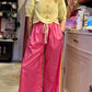 Pantalon Beckham rose