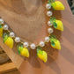 Collier Citron Pearl