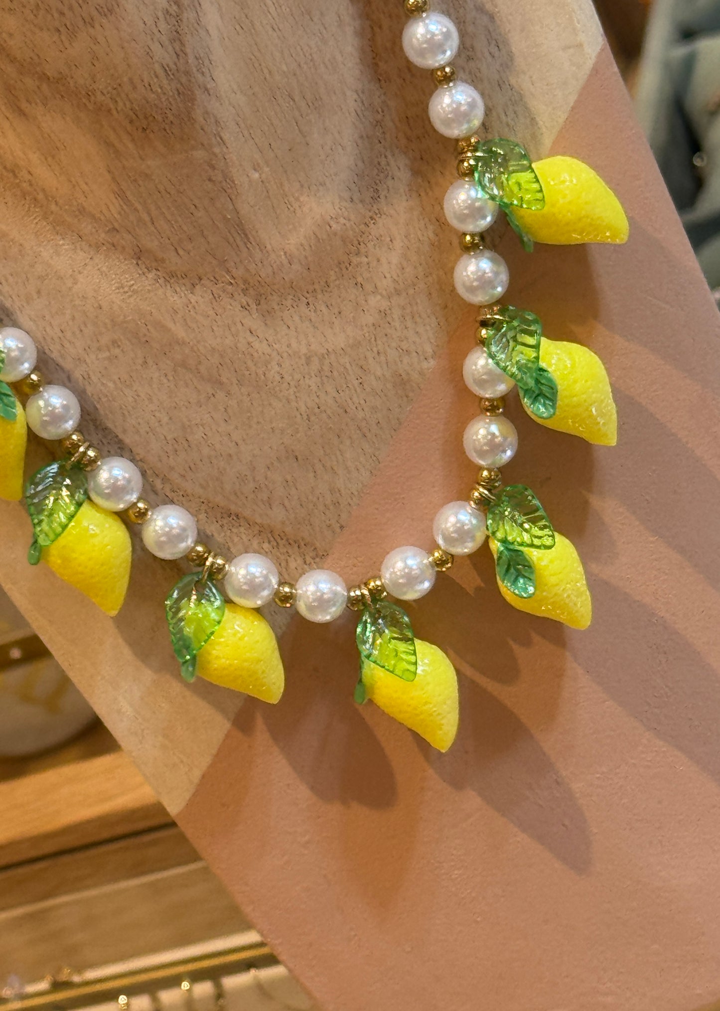Collier Citron Pearl